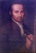 Miguel Cabrera Self portrait oil painting